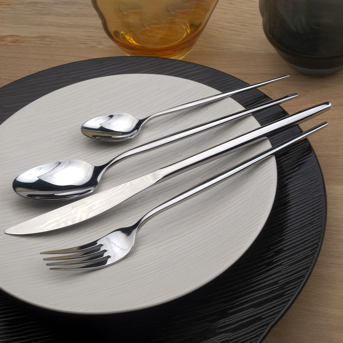 Set di Cucchiai Amefa Soprano Metallo Acciaio inossidabile 12 Unità 3 S2711501_1