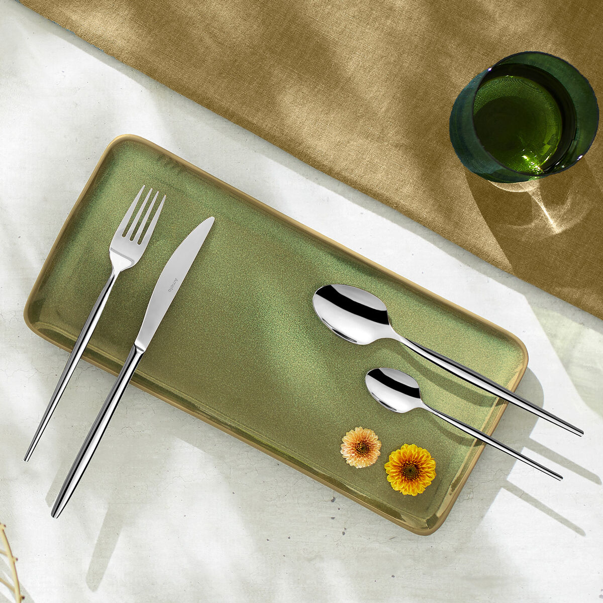 Set di Cucchiai Amefa Soprano Metallo Acciaio inossidabile 12 Unità 4 S2711501_2