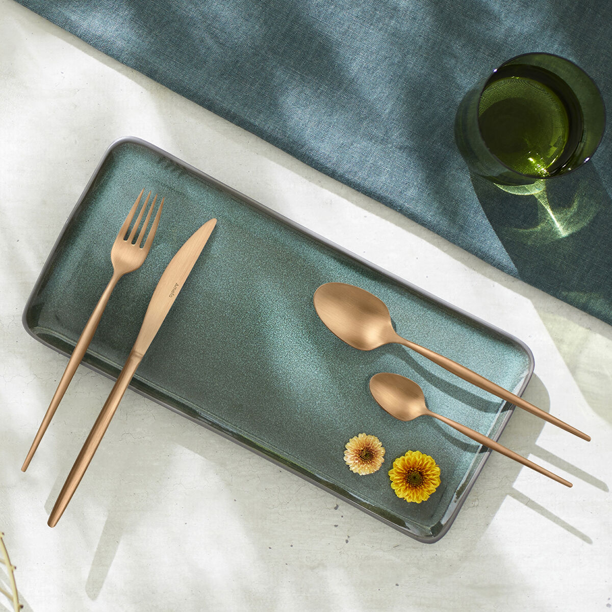 Set di Cucchiai Amefa Soprano Rame Metallo Acciaio inossidabile 12 Unità 3 S2711886_1