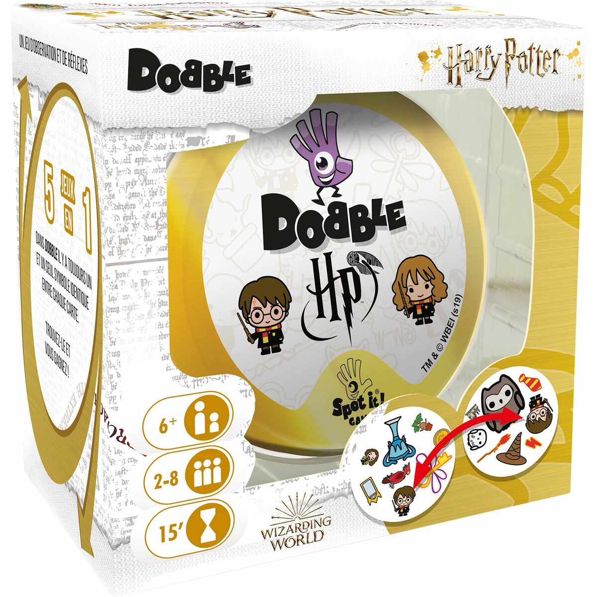 Gioco da Tavolo Asmodee Dobble Harry Potter (FR) 3 S7157502_1