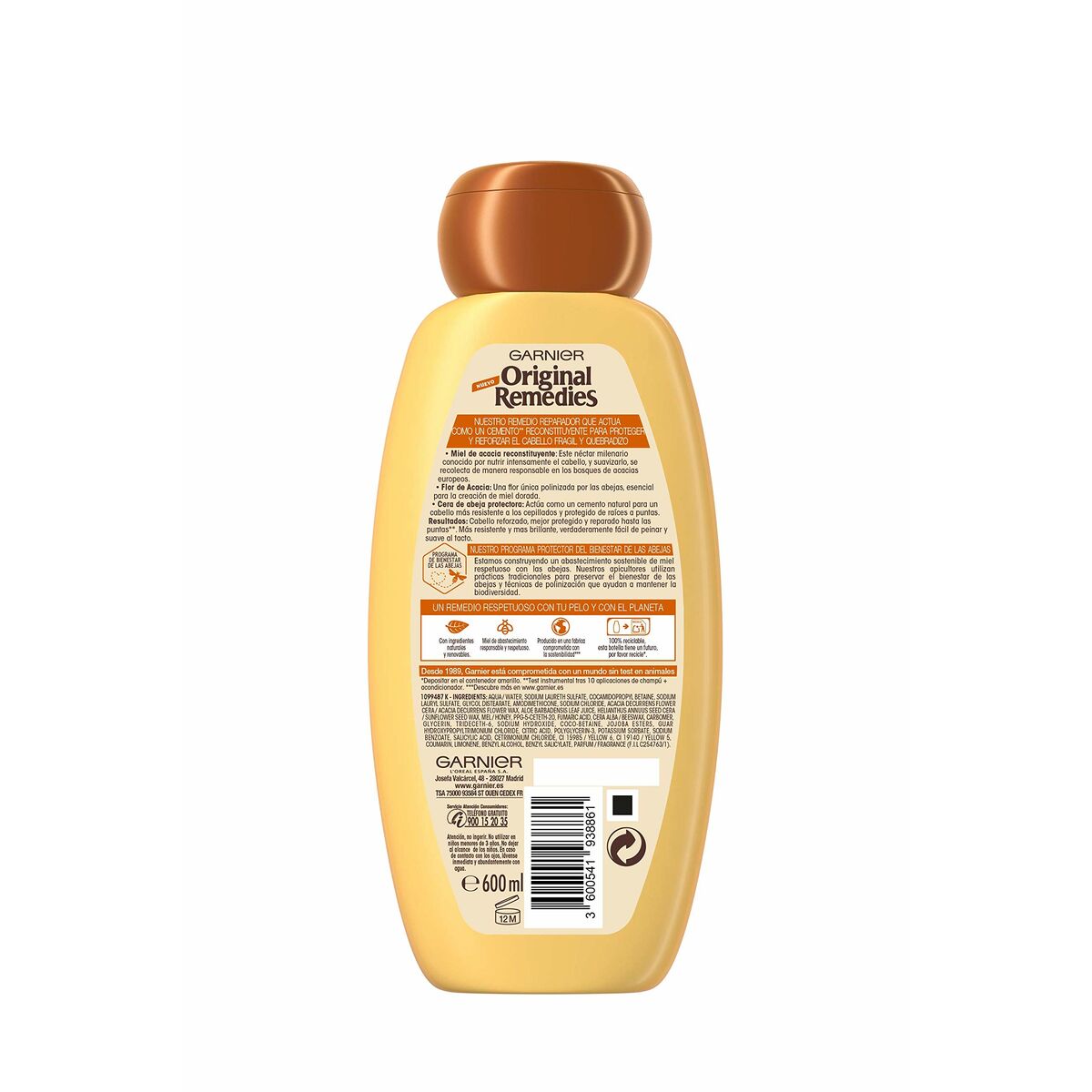Crema Styling Garnier Original Remedies Tesoros de Miel (600 ml) 3 S05101827_1