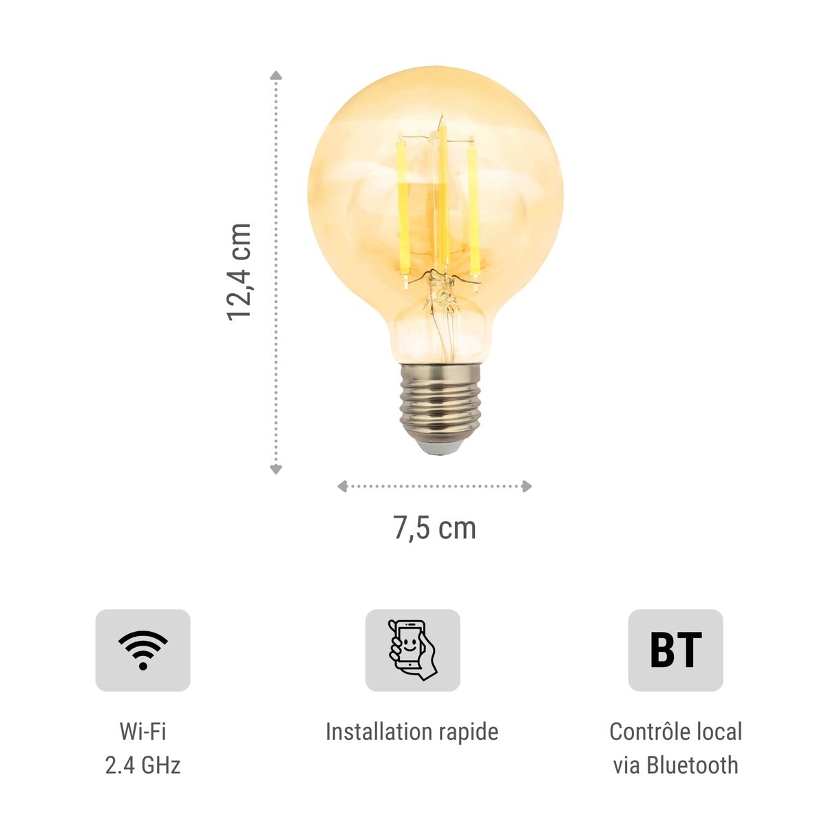 Lampadina Intelligente Konyks e27 E27 (6500 K) 4 S71001441_2