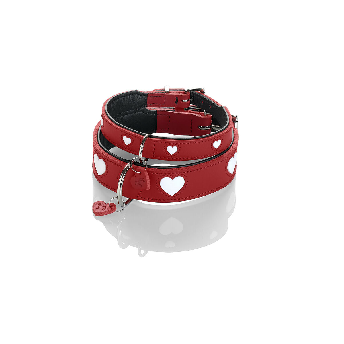 Collare per Cani Hunter Love Rosso S/M 38-44 cm 3 S6104609_1