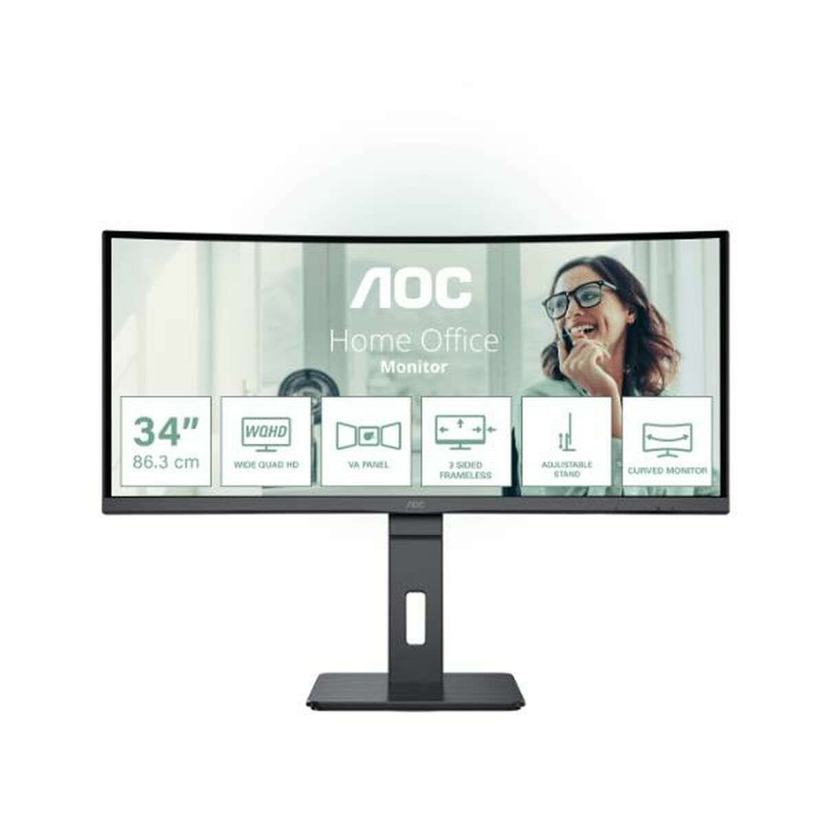 Monitor AOC CU34P3CV 34" UltraWide Quad HD 2 S55295788_0