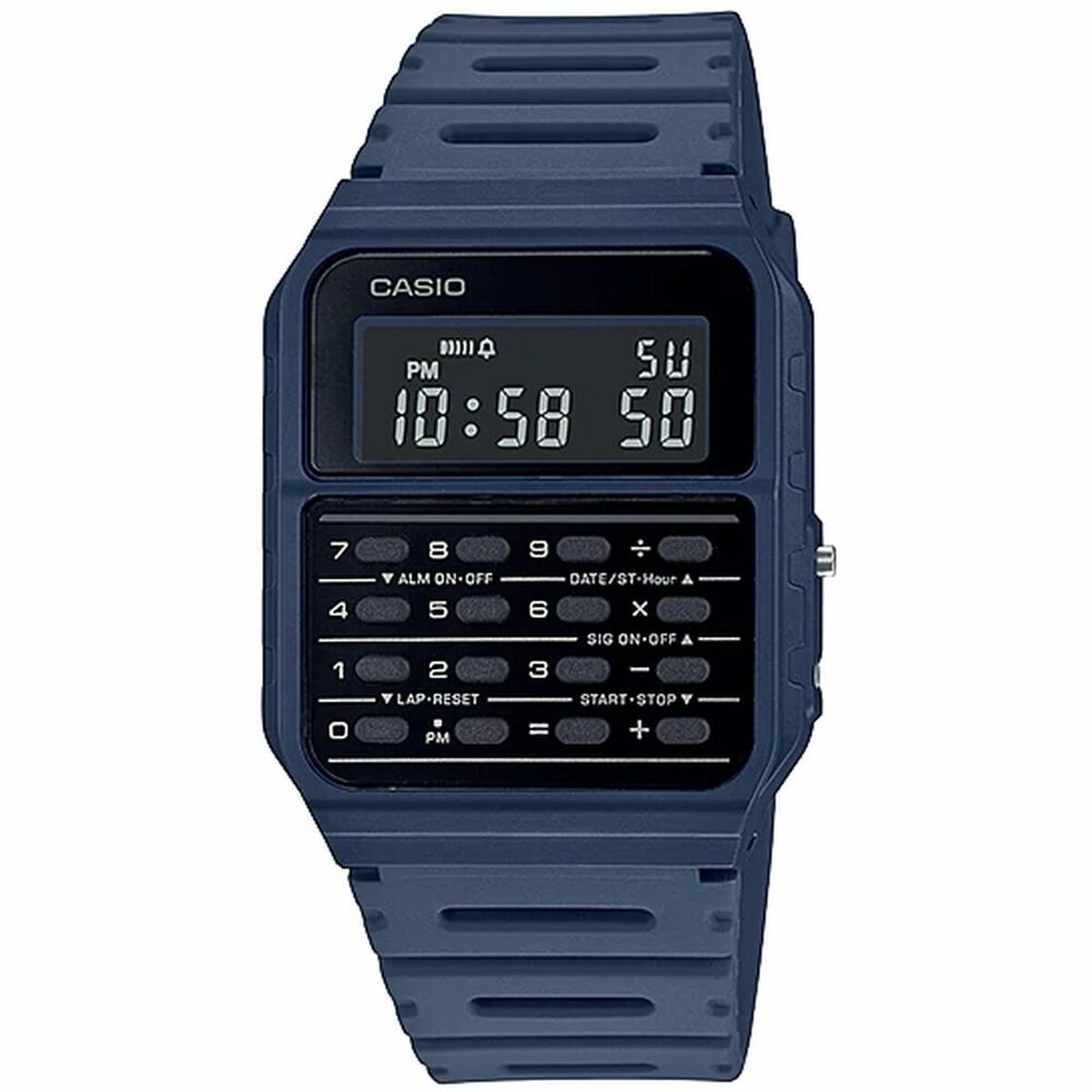 Orologio Unisex Casio CALCULATOR Azzurro Nero (Ø 35 mm) 2 S7201527_0