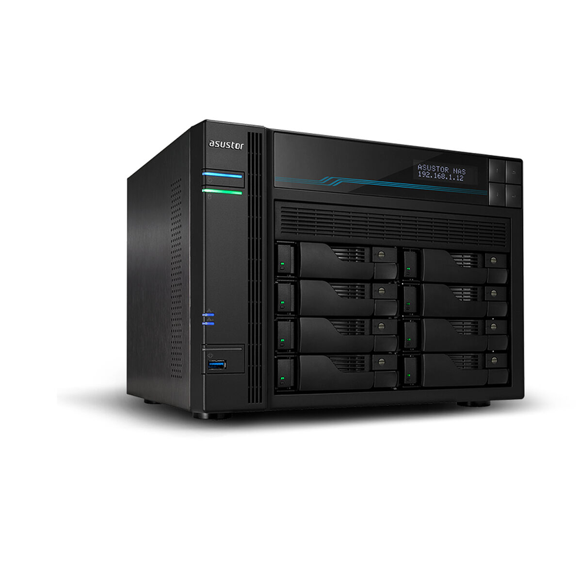 Memorizzazione in Rete NAS Asustor Lockerstor 10 AS6510T Nero Intel Atom C3538 2 S5624027_0