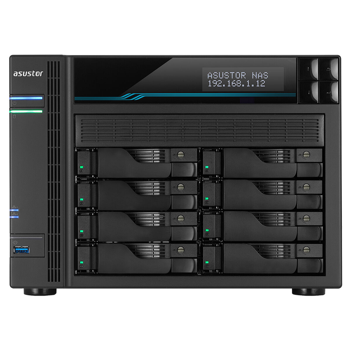 Memorizzazione in Rete NAS Asustor Lockerstor 10 AS6510T Nero Intel Atom C3538 3 S5624027_1