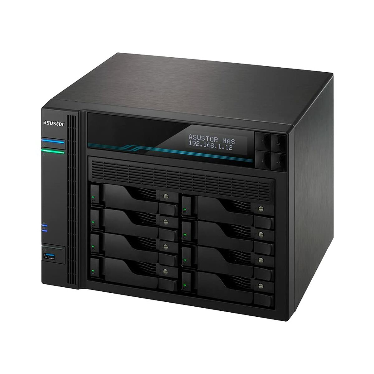 Memorizzazione in Rete NAS Asustor Lockerstor 10 AS6510T Nero Intel Atom C3538 7 S5624027_5