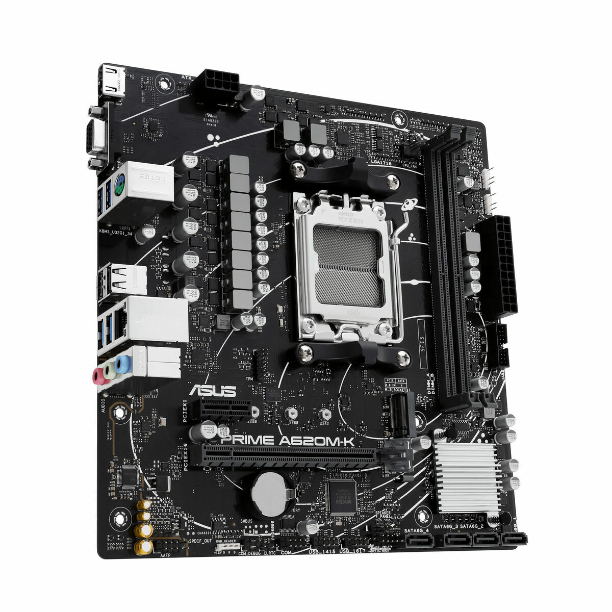 Scheda Madre Asus A620M-K AMD A620 AMD AM5 6 S5624386_4