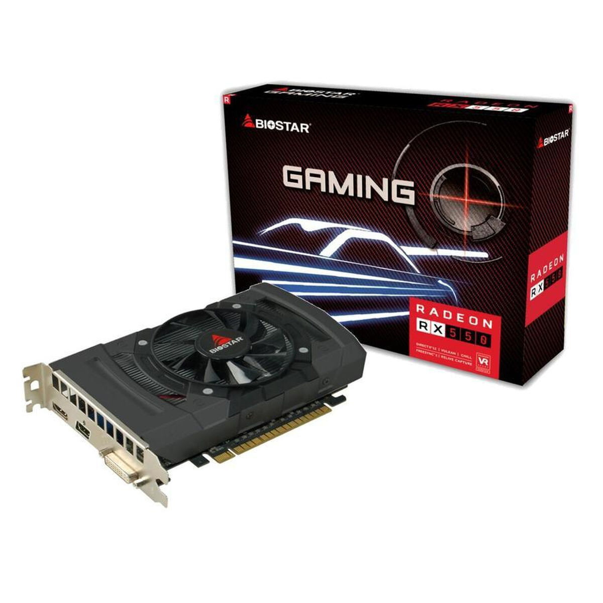 Scheda Grafica Biostar Radeon RX550 AMD Radeon RX 550 GDDR5 4 GB 2 S9128766_0