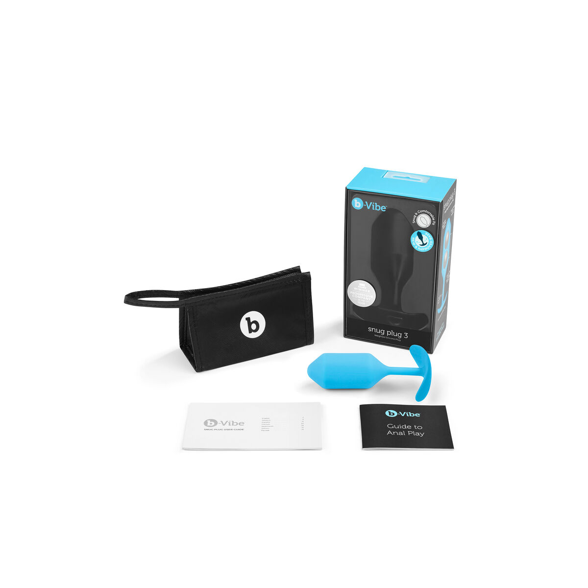 Plug Anale B-Vibe 96755 Azzurro 8 S9402921_6