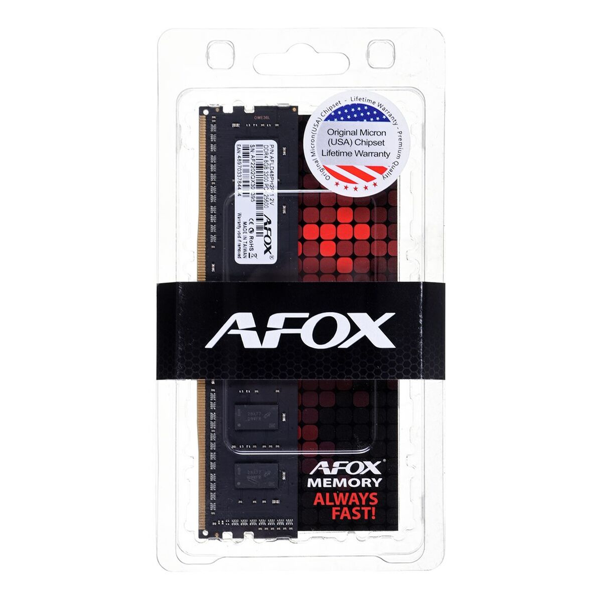 Memoria RAM Afox AFLD416FH1P 16 GB DDR4 2666 MHz CL19 3 S91104841_1