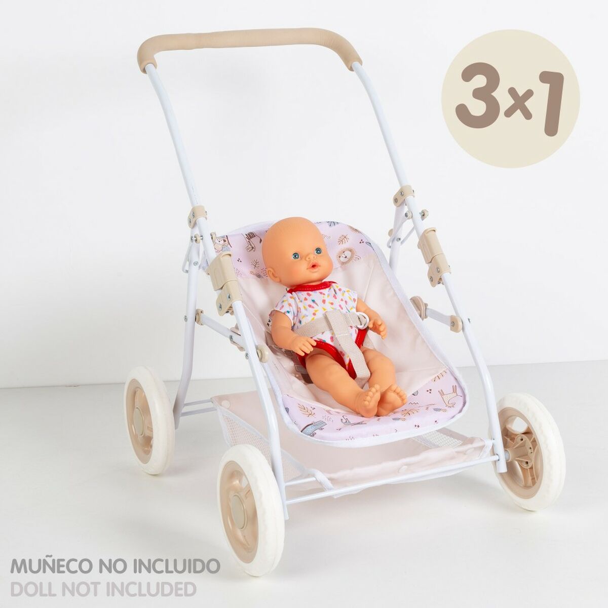 Seggiolina per Bambole Colorbaby Safari 40 x 57 x 49 cm 4 Unità Convertible 5 S8903094_3