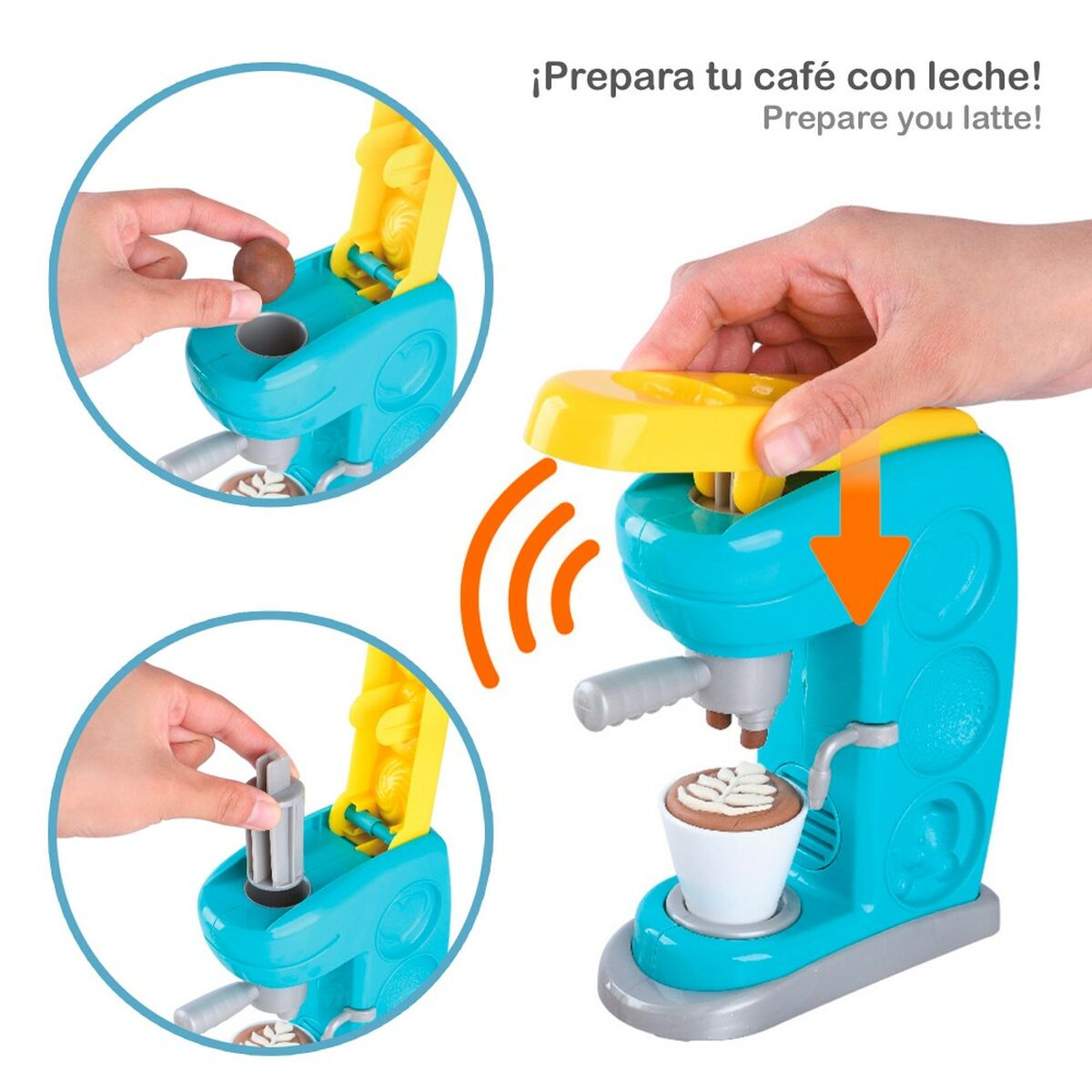 Gioco Creativo di Plastilina PlayGo (2 Unità) Caffettiera 5 S8903151_3