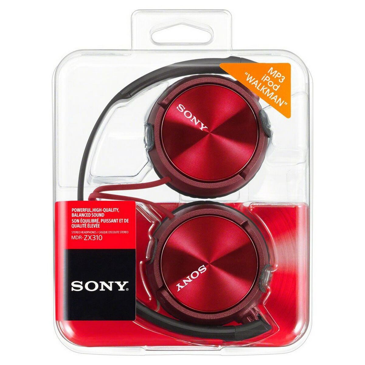 Cuffie Sony MDR-ZX310AP Rosso 4 S7749952_2