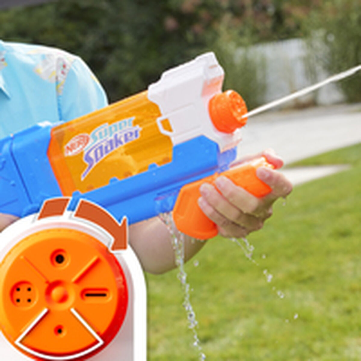 Pistola ad Acqua Hasbro Nerf Super Soaker Soa Flip 21,5 x 45 cm 19 S2435694_17