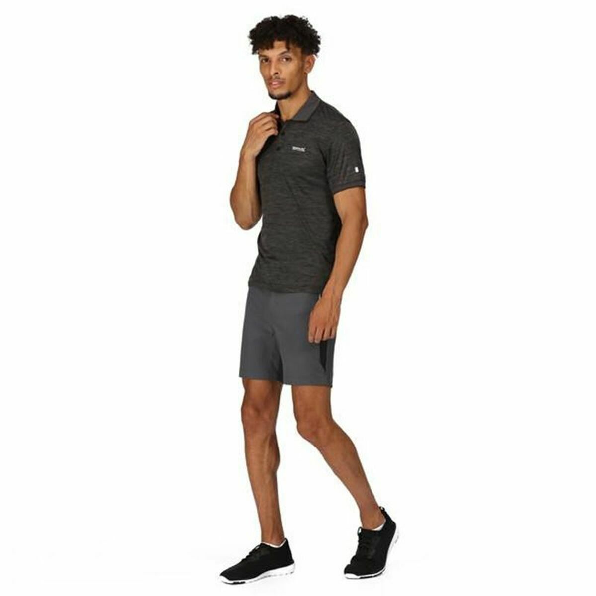 Polo a Maniche Corte Uomo Regatta Remex II Ash Grigio scuro 17 S64111073_15