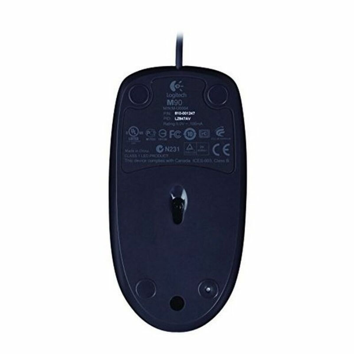 Mouse Ottico Mouse Ottico Logitech LGT-M90 USB Nero Grigio 5 M0515321_3