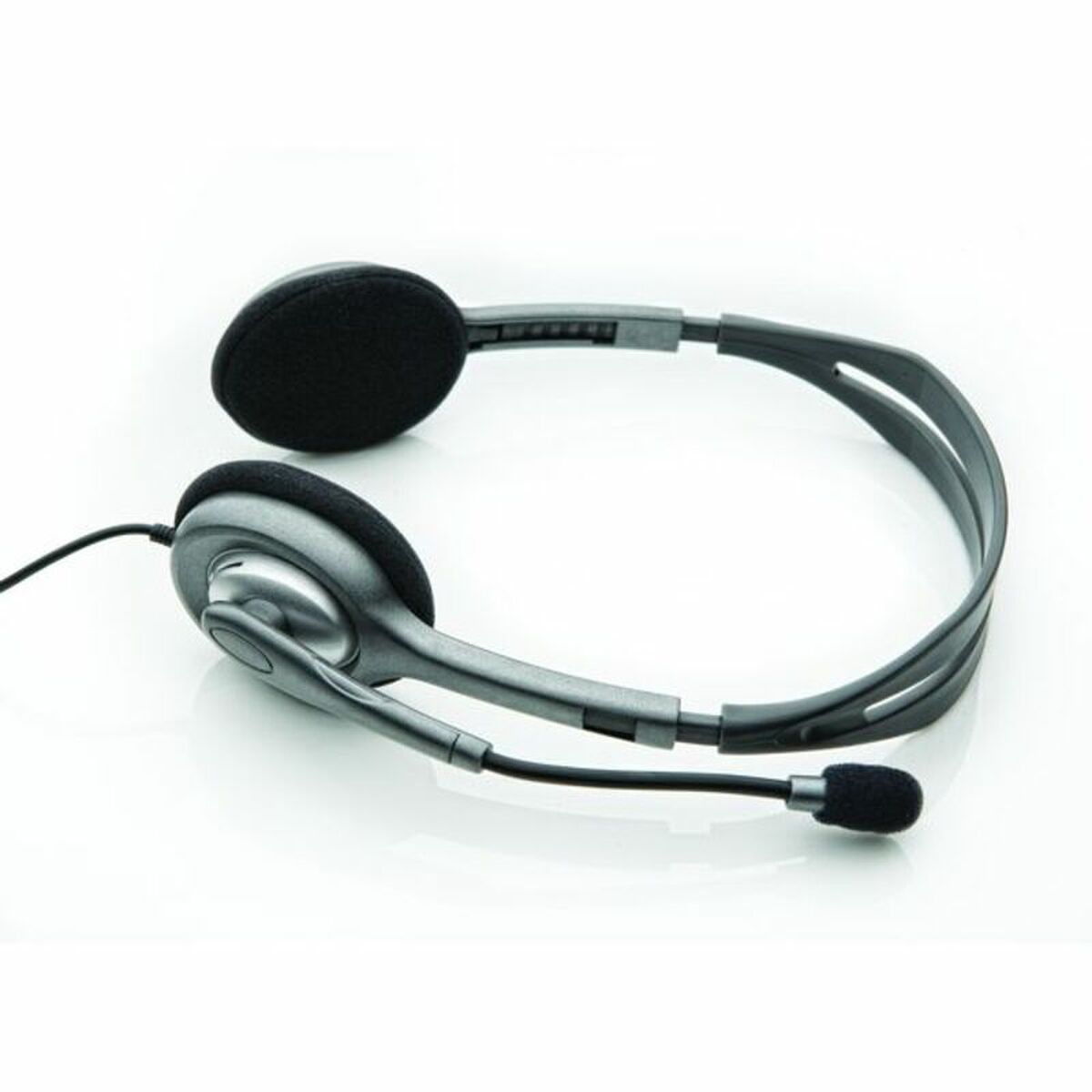 Auricolari con Microfono Logitech 981-000271 2 x Jack 1,4 m Nero Grigio 5 S0460367_3