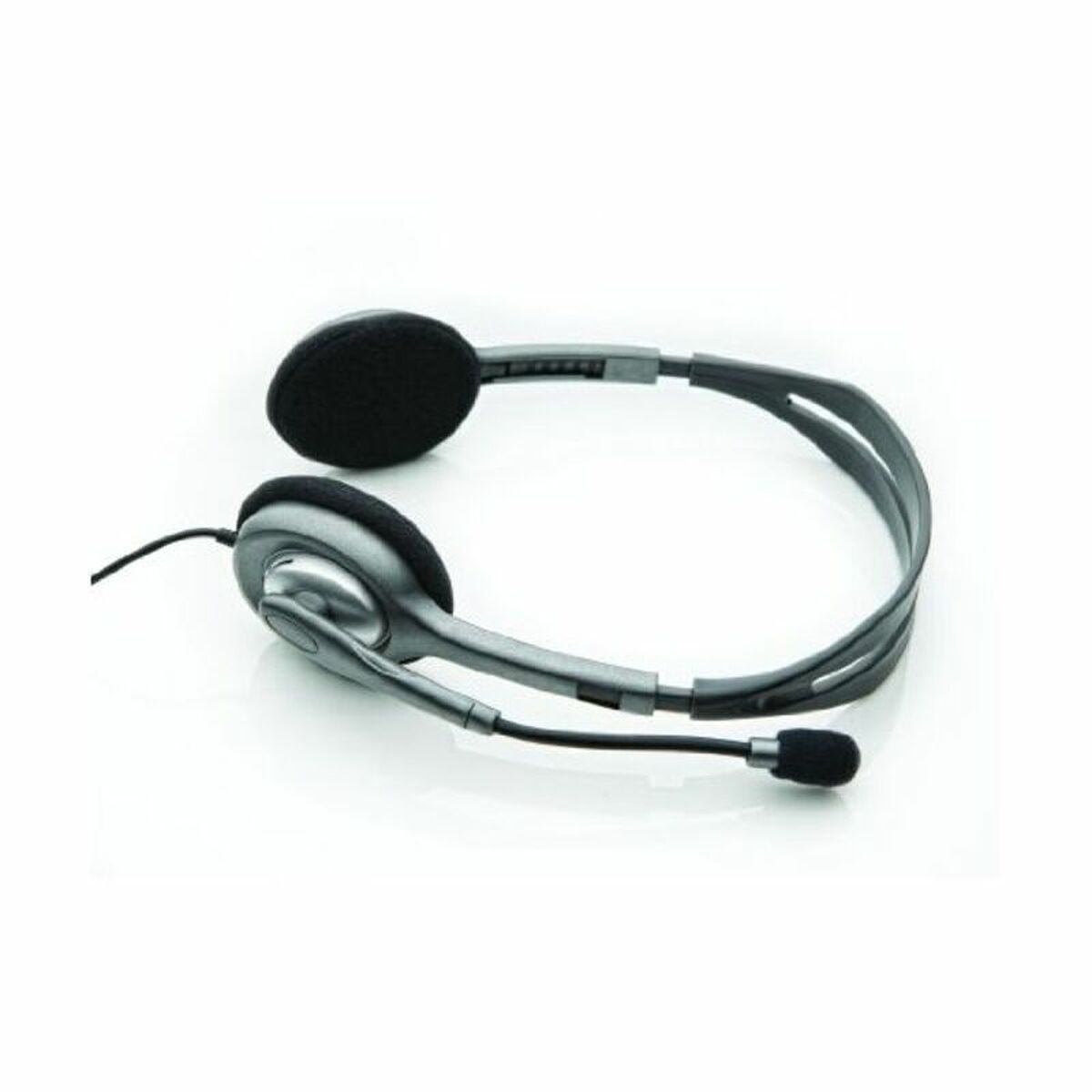 Auricolari con Microfono Logitech 981-000271 2 x Jack 1,4 m Nero Grigio 14 S0460367_12