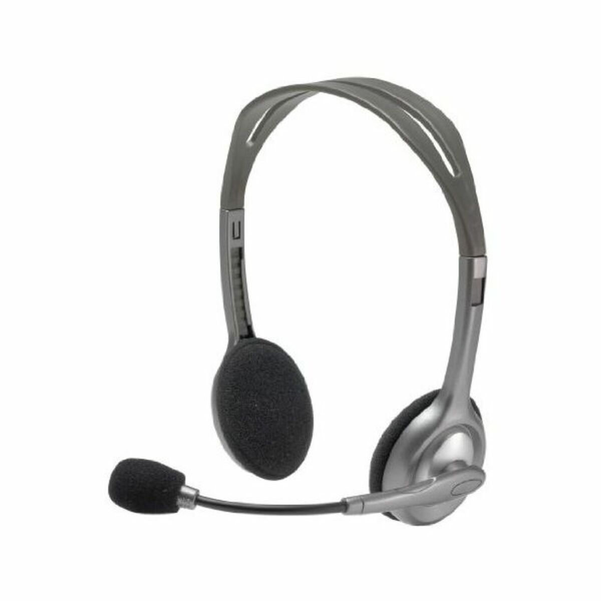 Auricolari con Microfono Logitech 981-000271 2 x Jack 1,4 m Nero Grigio 15 S0460367_13