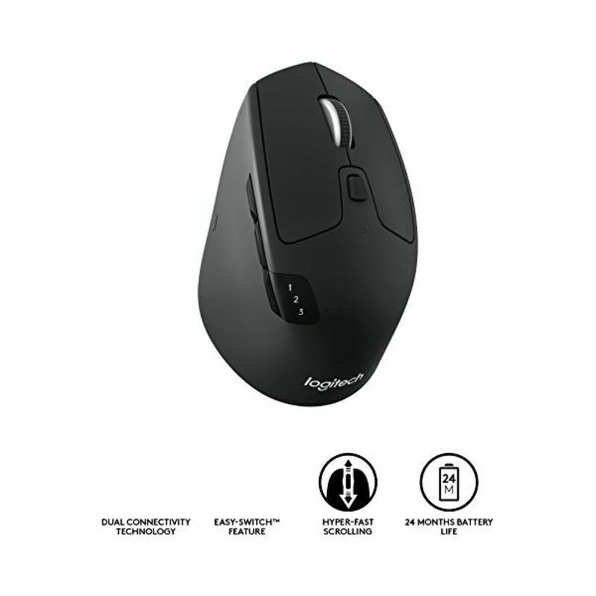 Mouse Ottico Wireless Logitech M720 1000 dpi Nero 13 S5608064_11