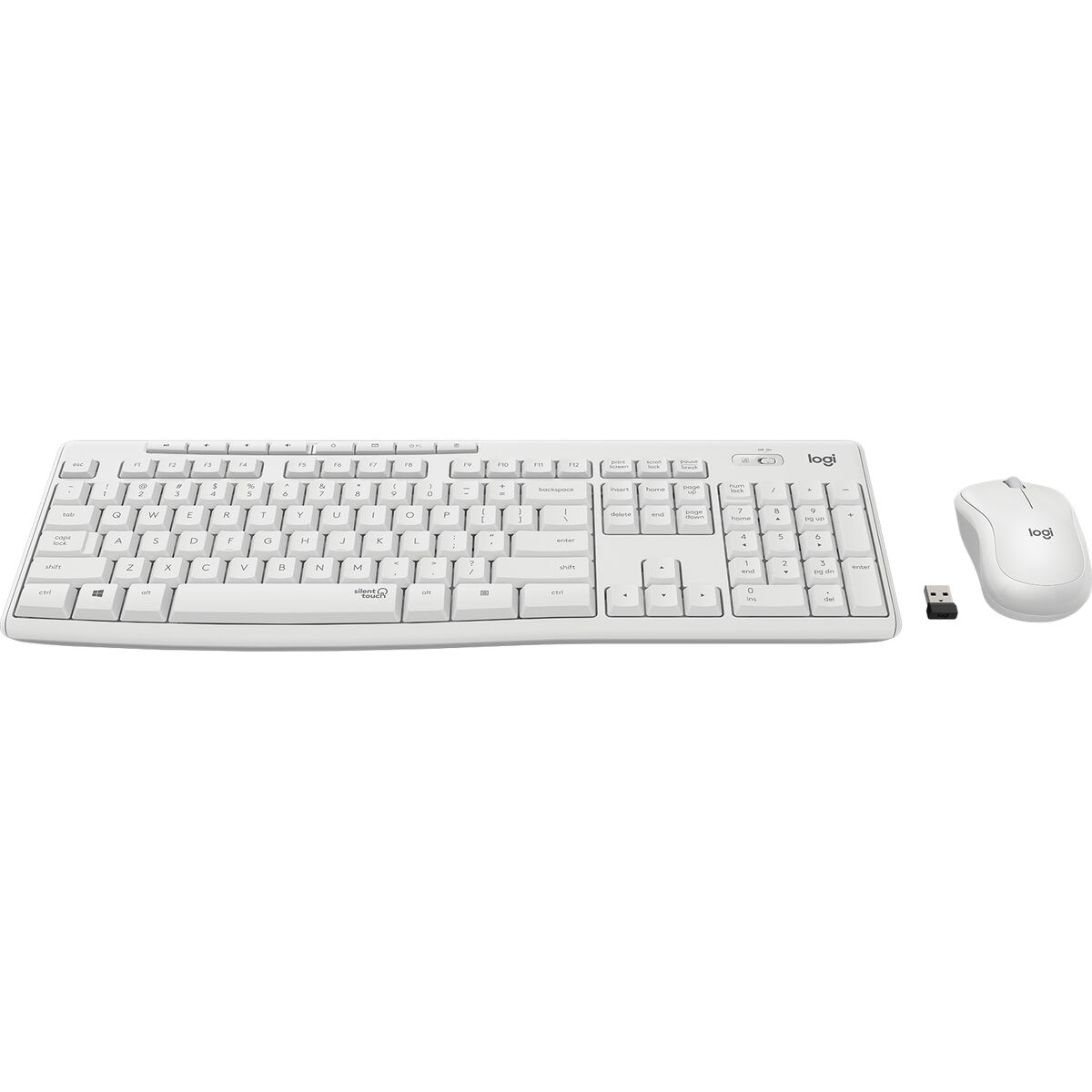 Tastiera e Mouse Wireless Logitech MK295 Bianco Francese AZERTY 3 S7133998_1