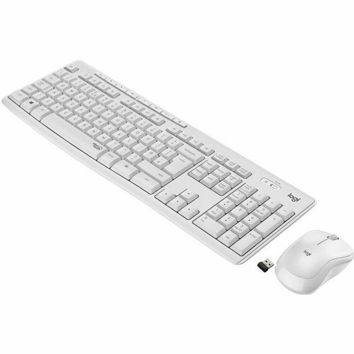 Tastiera e Mouse Wireless Logitech MK295 Bianco Francese AZERTY 2 S7133998_0