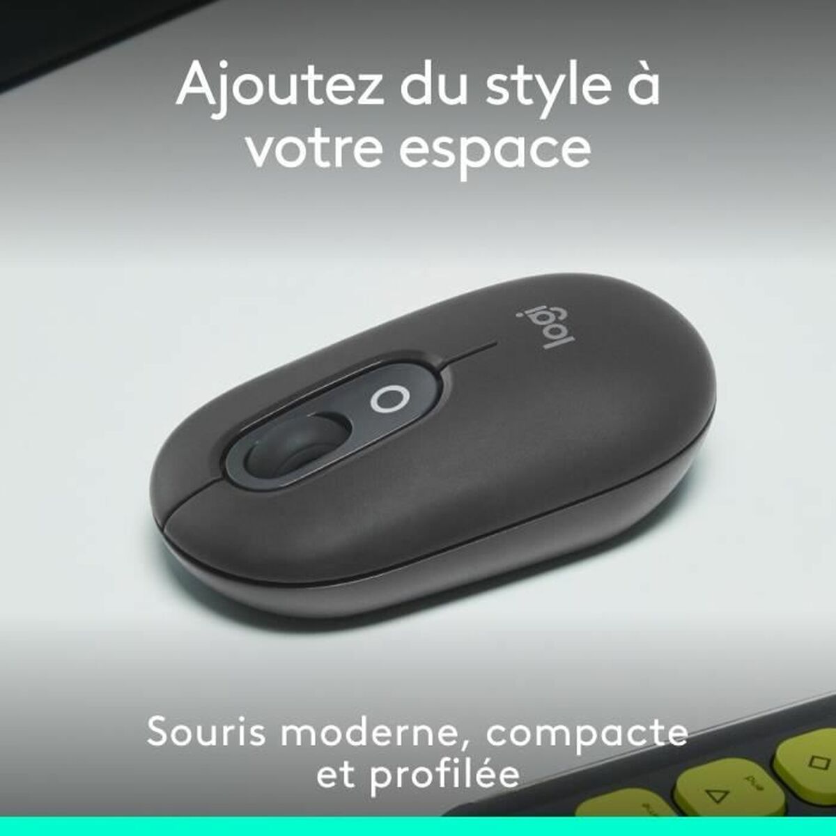Mouse Bluetooth Wireless Logitech Pop Grigio scuro 3 S71011338_1