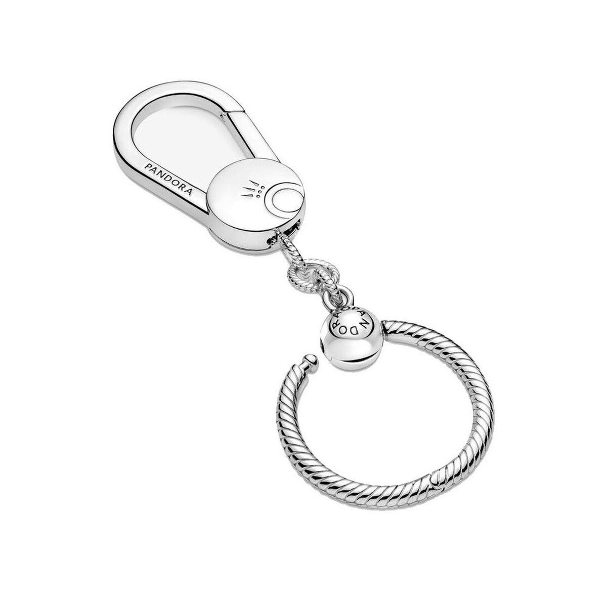 Perlina Donna Pandora SMALL BAG CHARM HOLDER Argentato 2 S7285337_0