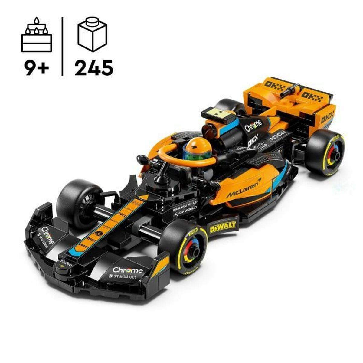 Set di Costruzioni Lego 76919 F1 McLaren 2023 Multicolore 245 Pezzi 3 S9198026_1