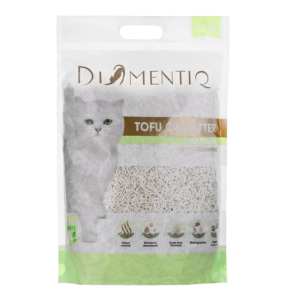 Sabbia per Gatti Diamentiq Tofu 2,5 kg 4 S91104400_2