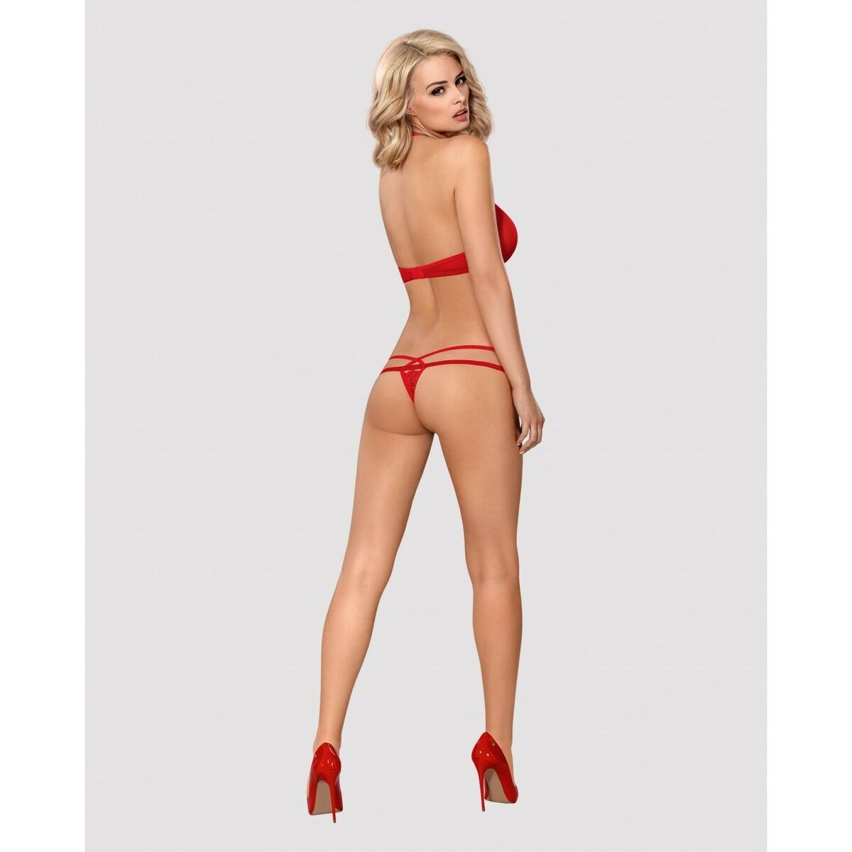 Set di Lingerie Obsessive 838-SET-3 Rosso L/XL 4 M0400696_2