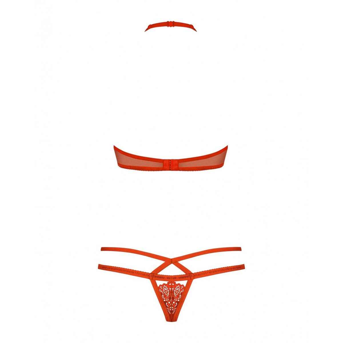 Set di Lingerie Obsessive 838-SET-3 Rosso L/XL 6 M0400696_4