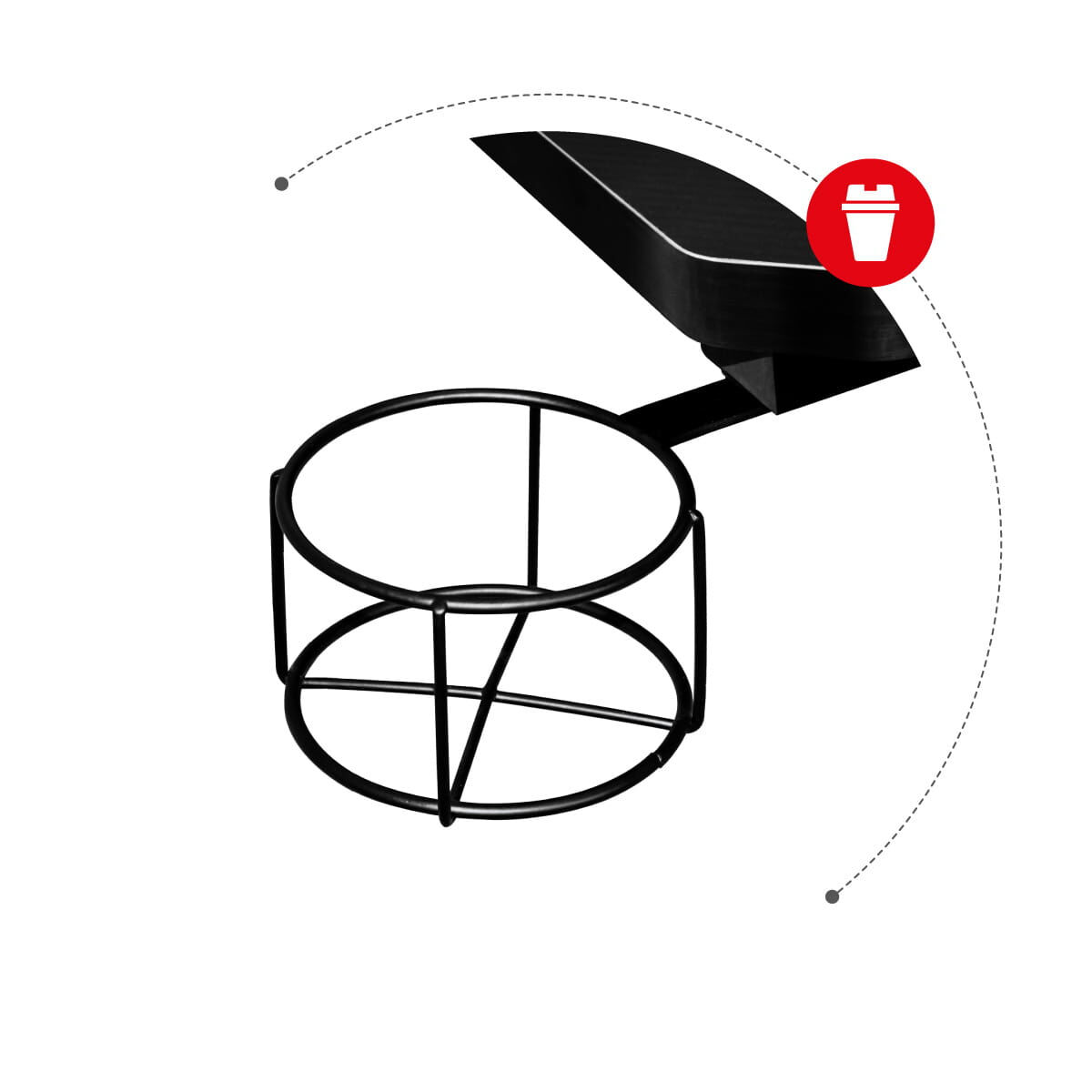 Scrivania Gaming Huzaro Hero 2.5 Nero Alluminio 120 x 60 cm 9 S9114378_7