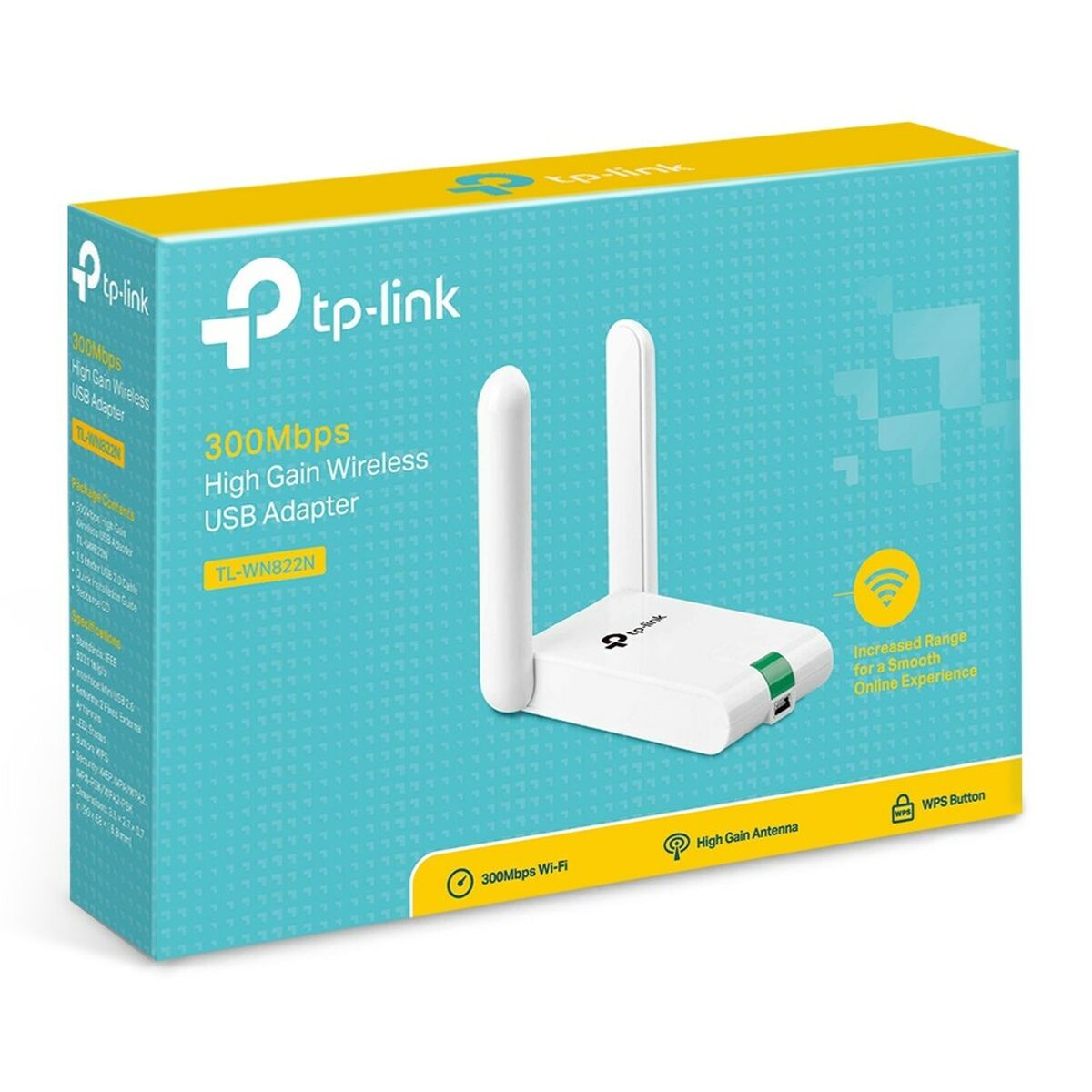 Adattatore Wi-Fi TP-Link TL-WN822N Bianco 4 S9126026_2