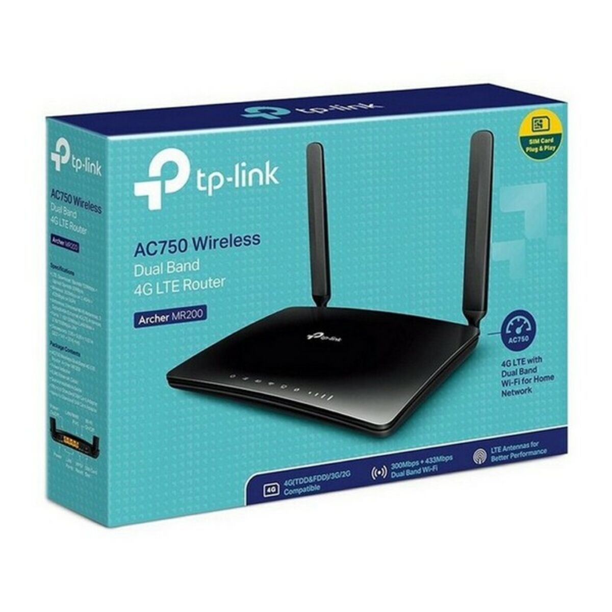 Router TP-Link Archer MR200 433 Mbps WIFI 5 Ghz 4 S5602477_2