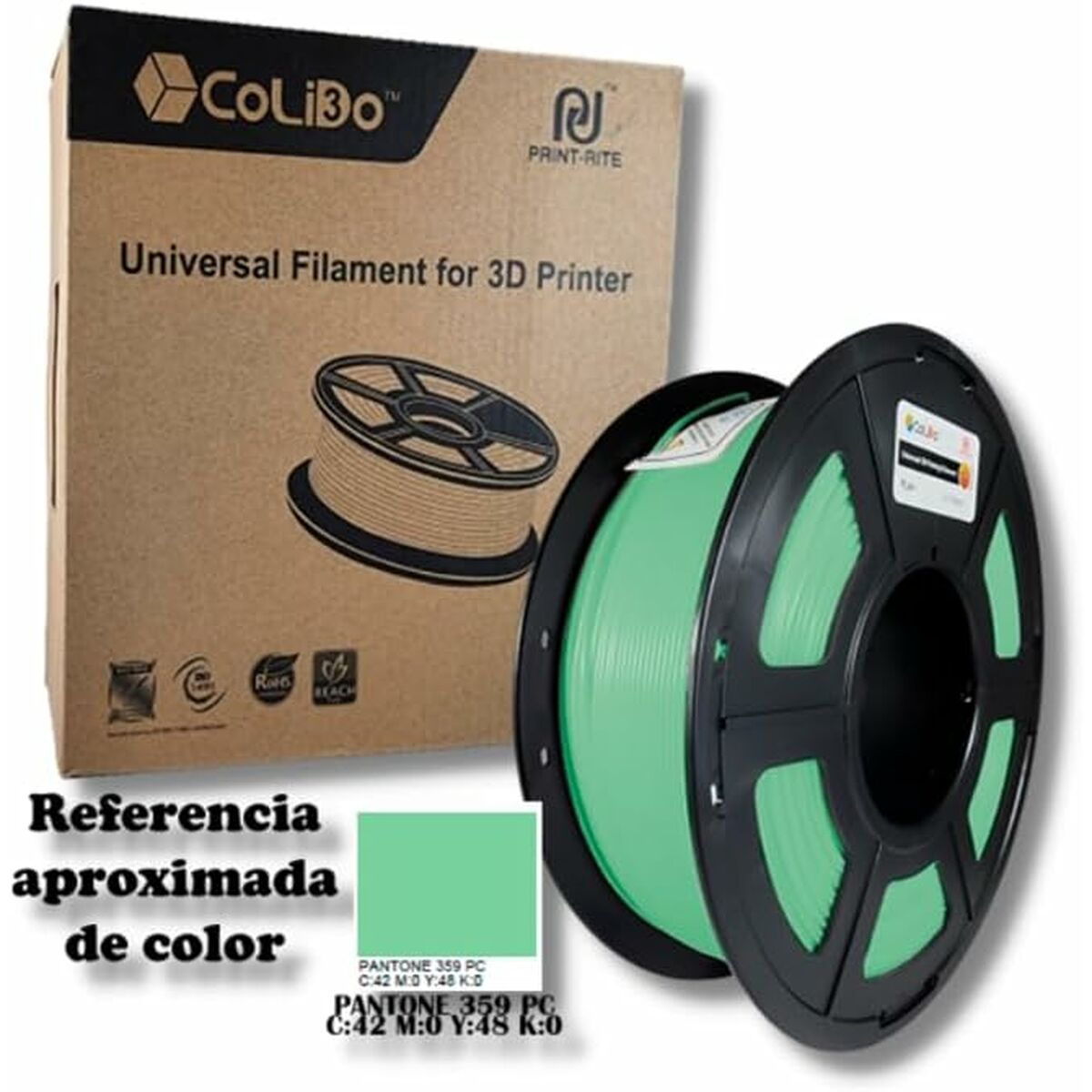 Bobina di Filamento CoLiDo COL3D-LCD164G Verde 3 M0505125_1