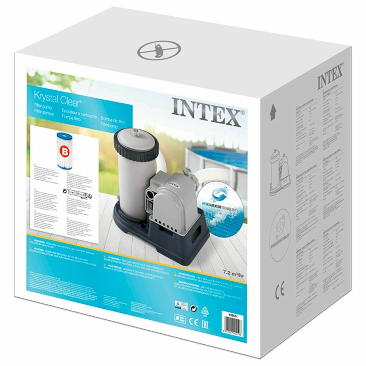 Impianto di depurazione per Piscina Intex Kristal Clear 9463 L/H 5 S2433429_3