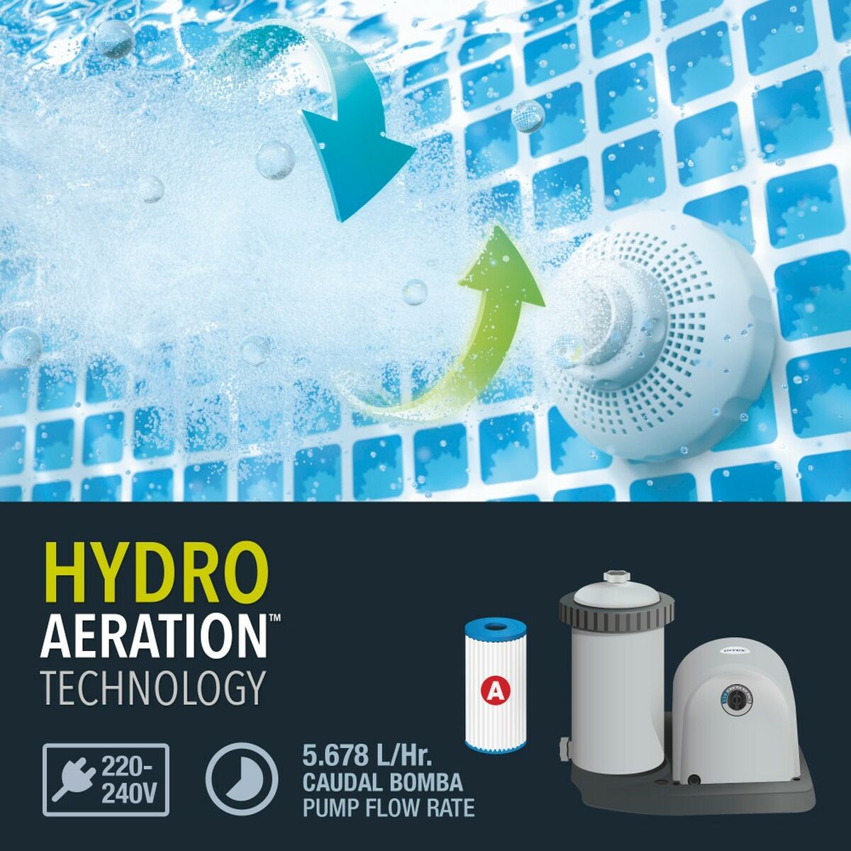 Piscina Smontabile Intex Chevron Prism Rotonda 427 x 107 cm 4 S2433410_2