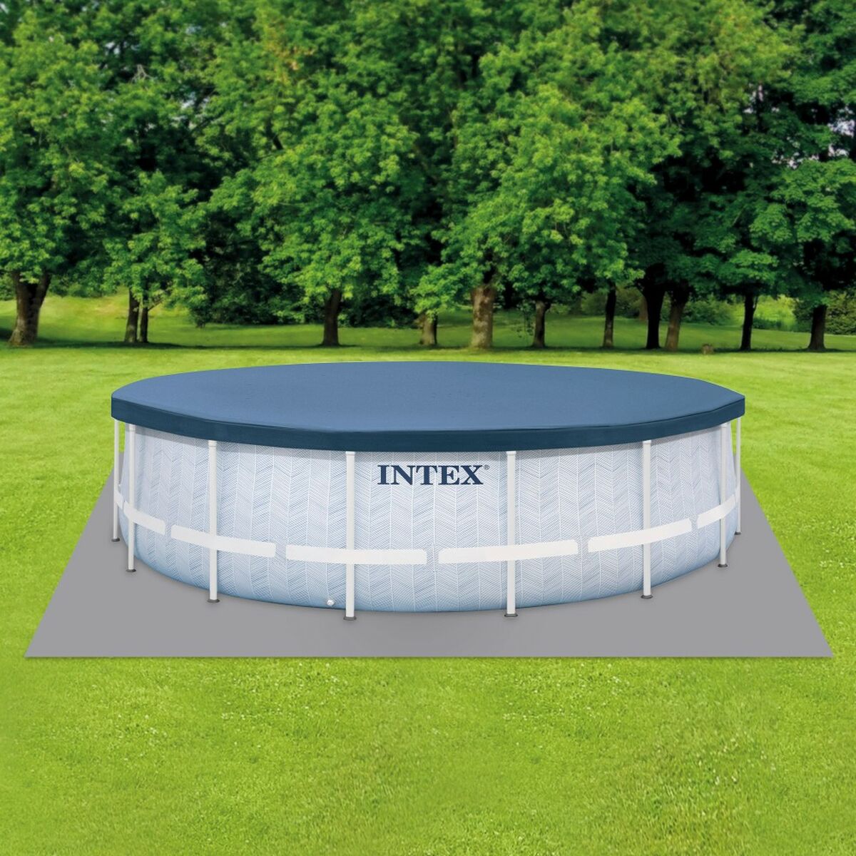 Piscina Smontabile Intex Chevron Prism Rotonda 427 x 107 cm 3 S2433410_1