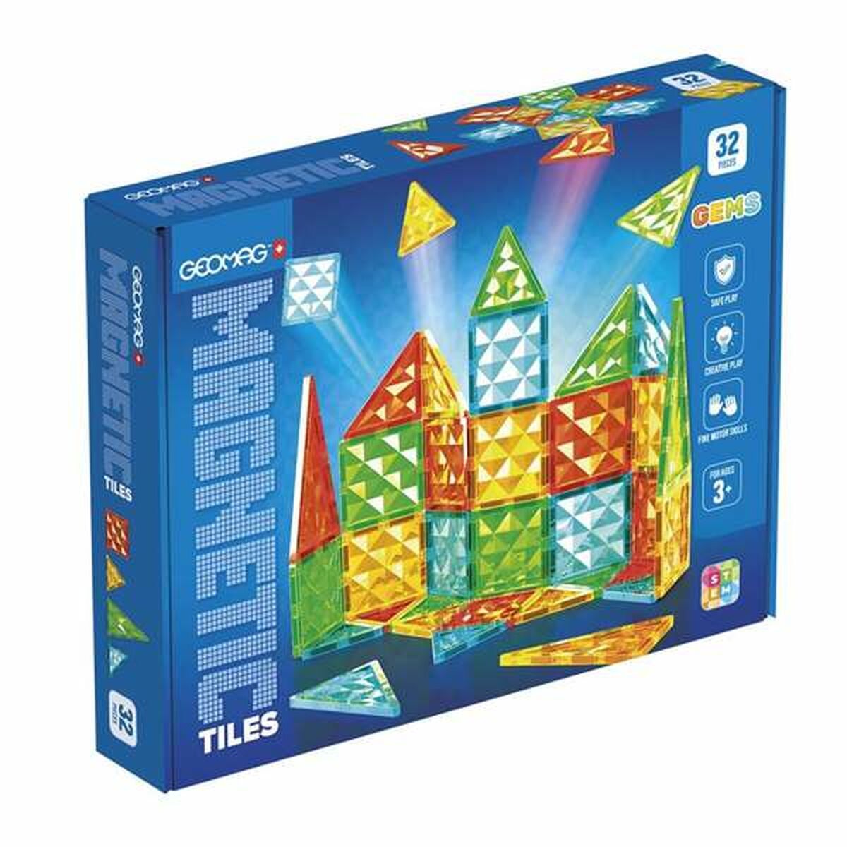 Gioco Educativo Geomag Magnetic Tiles 2 S2441657_0