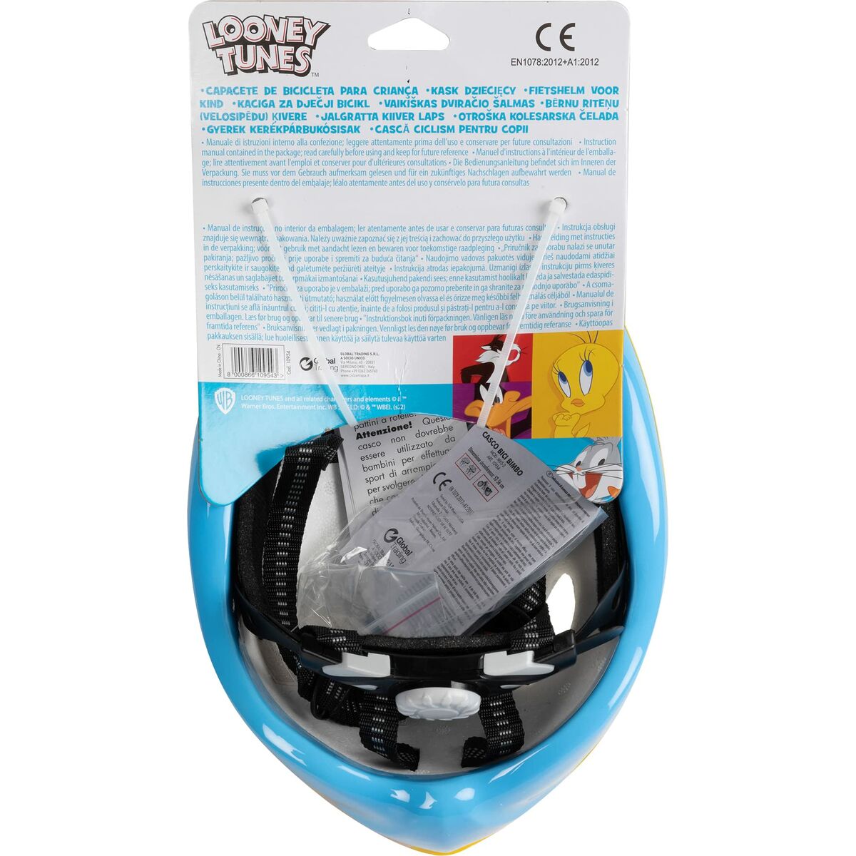 Casco da Ciclismo per Bambini Looney Tunes CZ10954 M Giallo 11 S37113897_9