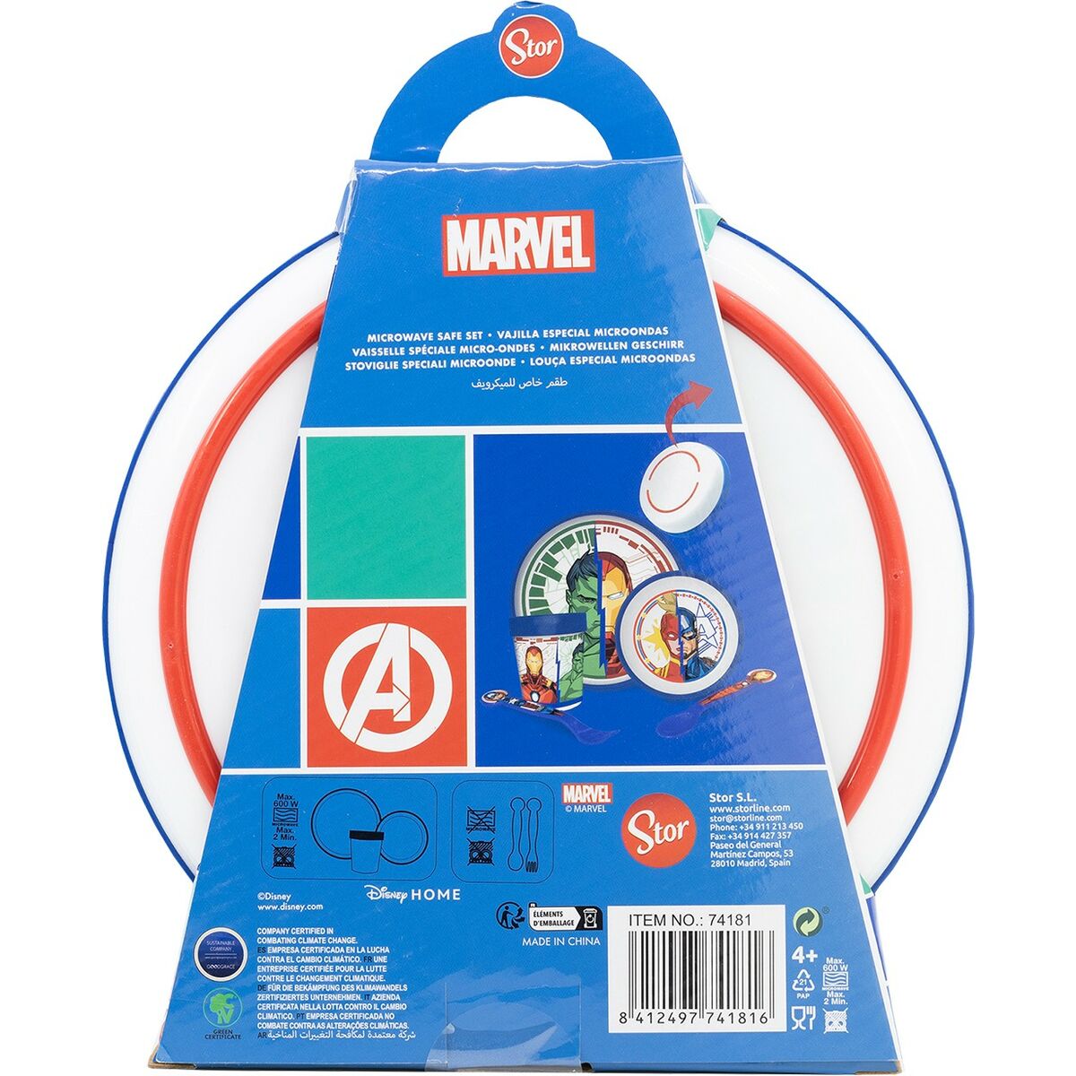 Set di Accessori per Bambini The Avengers CZ11304 Plastica (5 Pezzi) 5 S37115718_3
