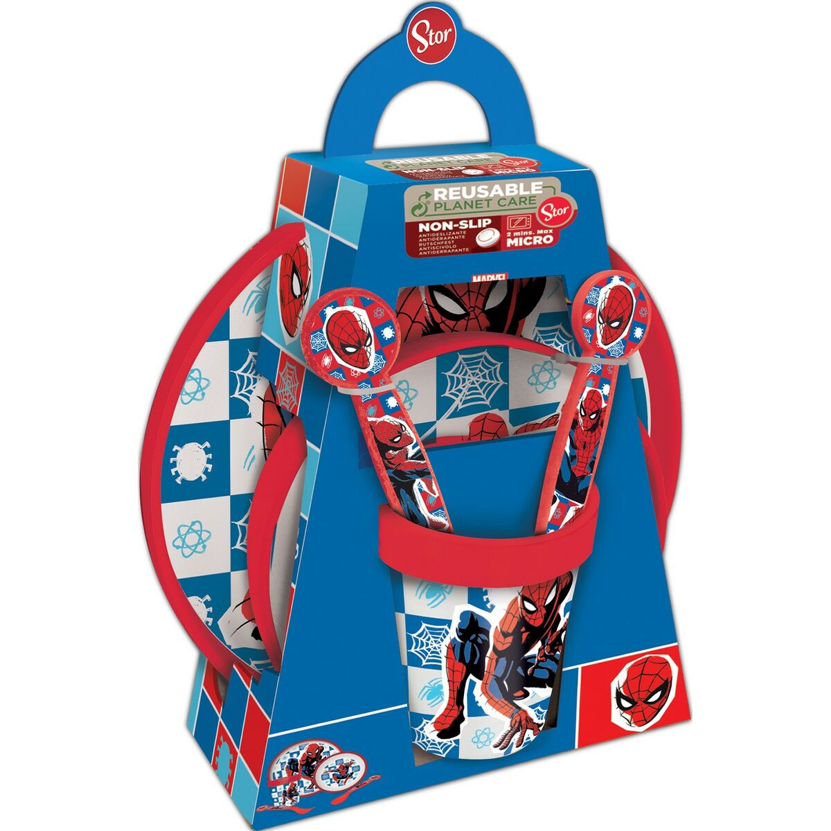Set di Accessori per Bambini Spider-Man CZ11308 Plastica (5 Pezzi) 2 S37115721_0