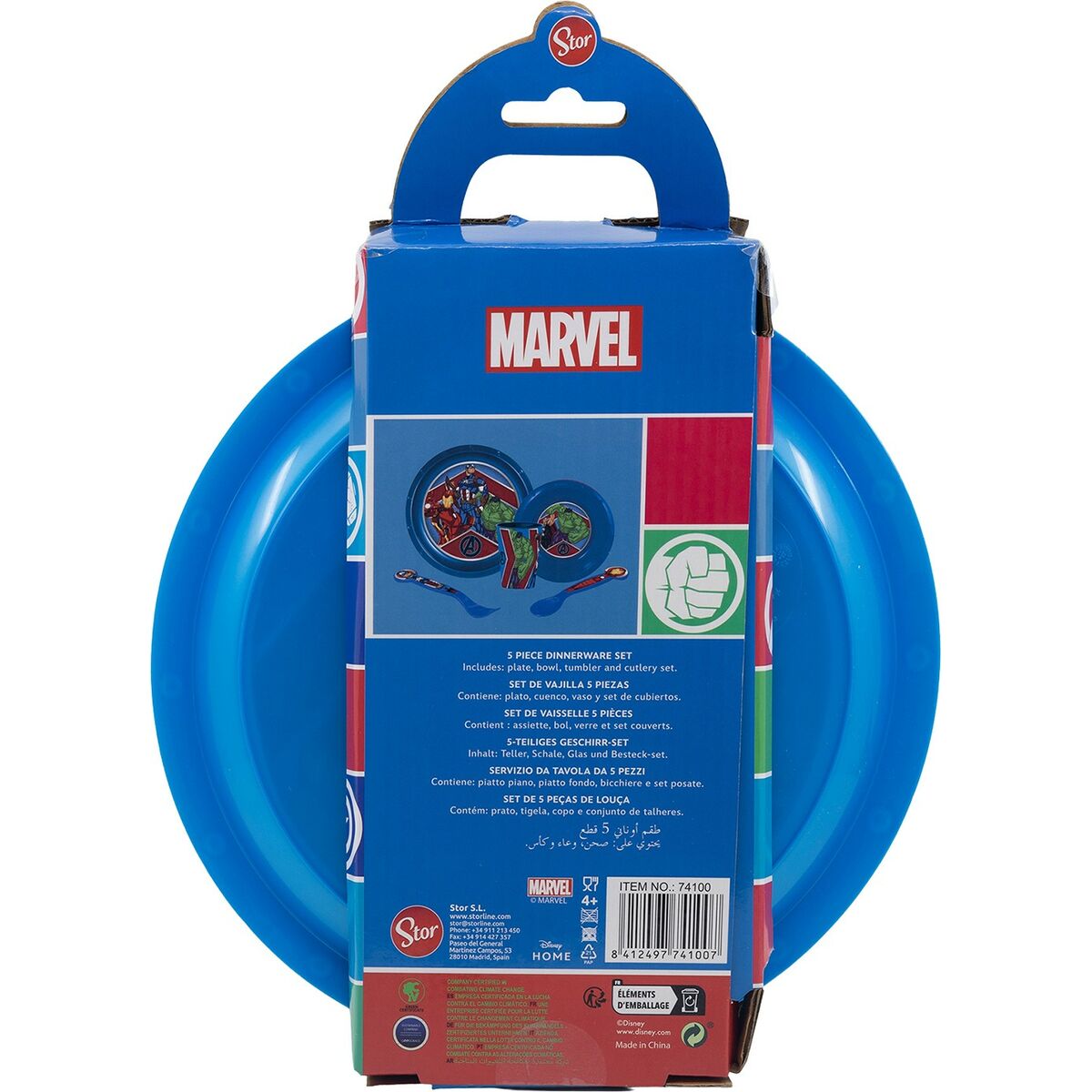 Set di Accessori per Bambini The Avengers CZ11309 Plastica (5 Pezzi) 5 S37115717_3