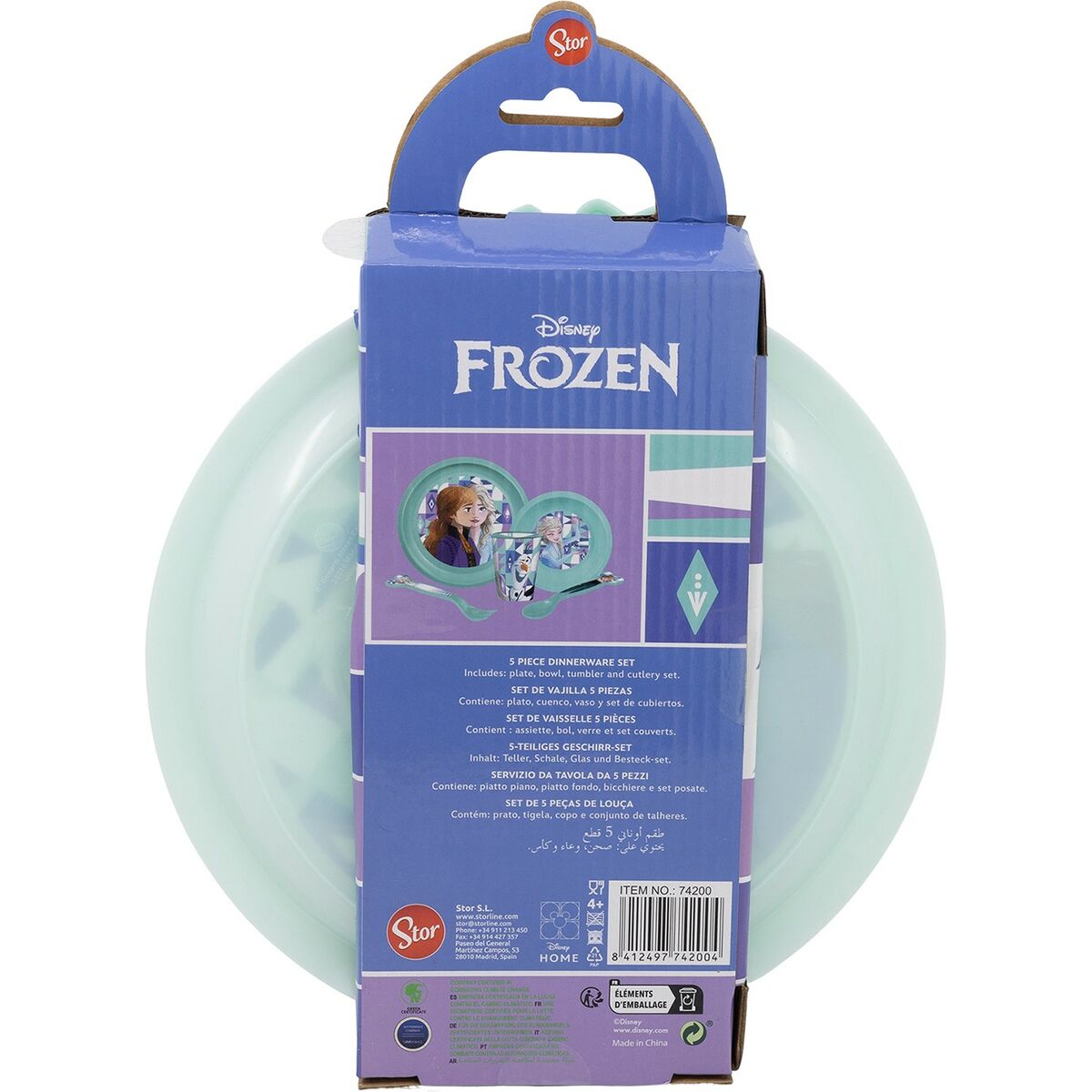 Set di Accessori per Bambini Frozen CZ11310 Plastica (5 Pezzi) 4 S37115714_2