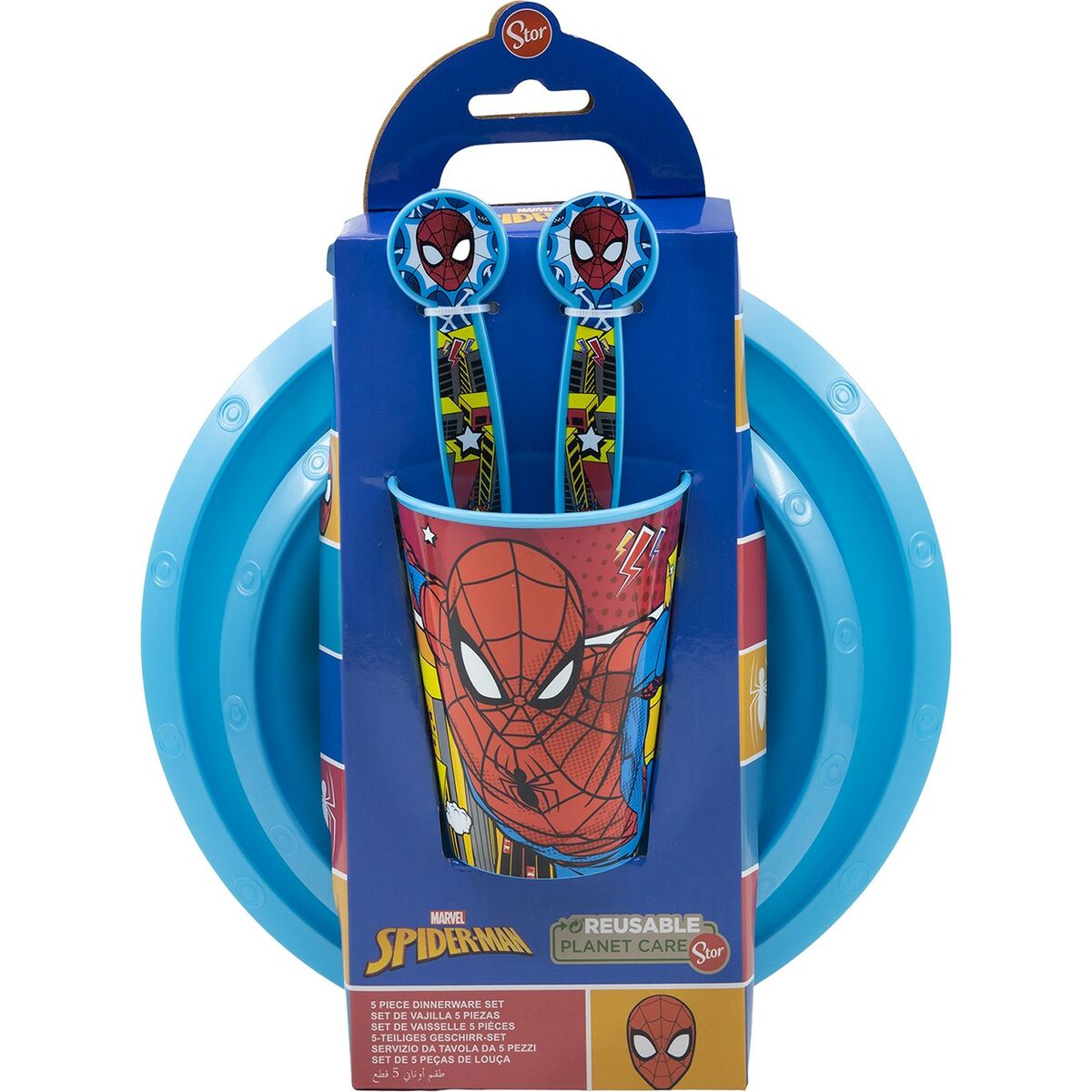 Set di Accessori per Bambini Spider-Man CZ11313 Plastica (5 Pezzi) 7 S37115716_5