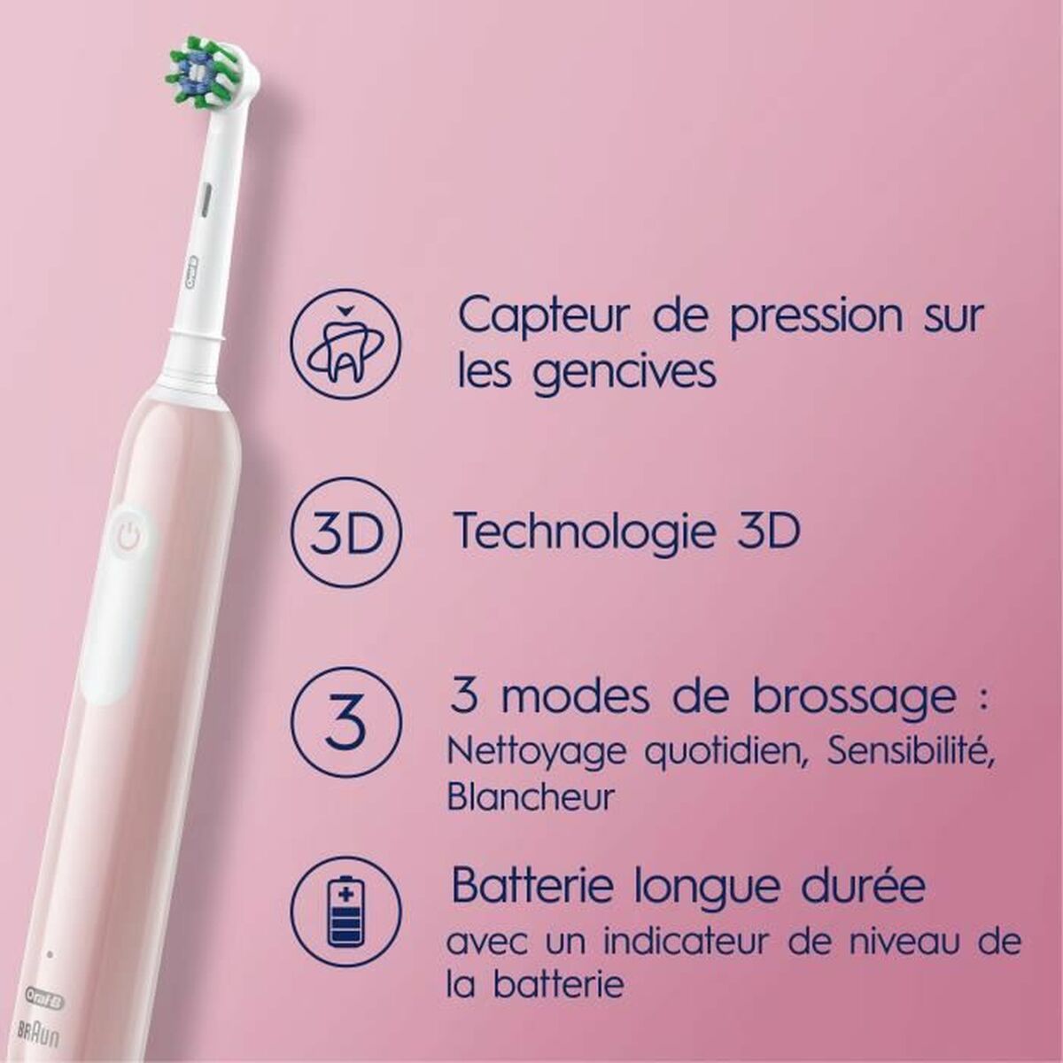 Spazzolino da Denti Elettrico Oral-B Pro 1 4 S7192146_2