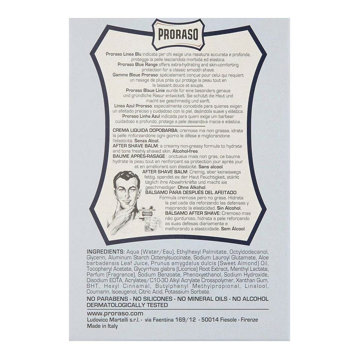 Balsamo Dopobarba Proraso Blue E 100 ml 4 S0594780_2